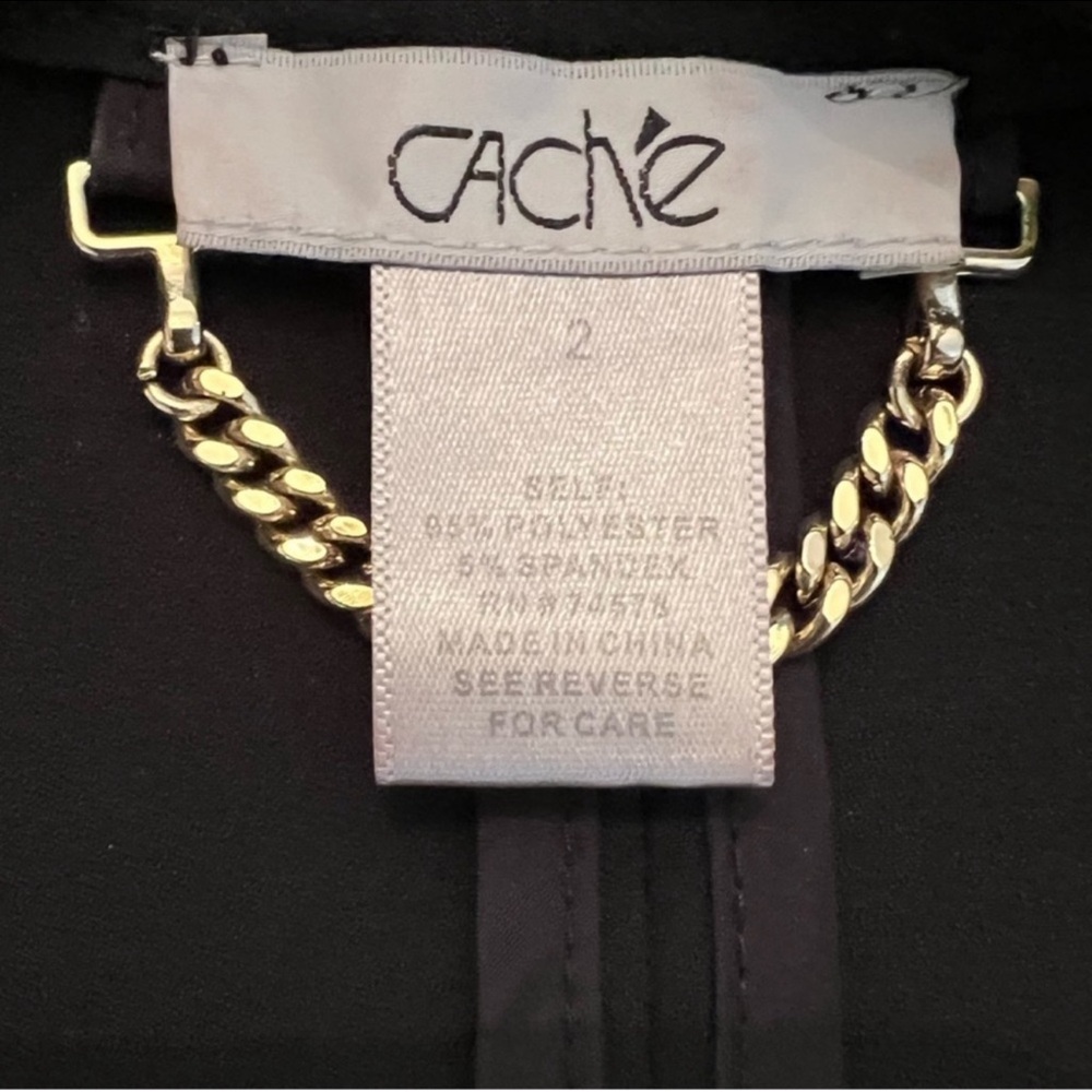 Cache Black Utility Jacket With Drawstring Waist … - image 6